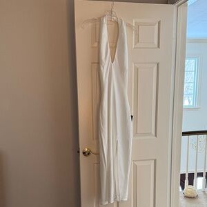 Lulus Elegant White Halter dress